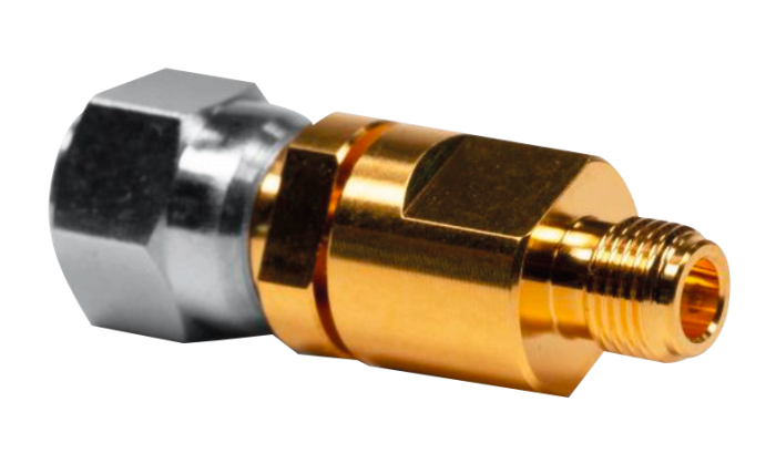 1.0 mm male to 0.8 mm female DC-120 GHz precision adapter
